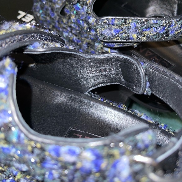 Chanel tweed dad sandals BNIB - Picture 8 of 9